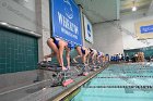 Swim vs Bentley  Wheaton College Swimming & Diving vs Bentley University. - Photo by Keith Nordstrom : Wheaton, Swimming & Diving